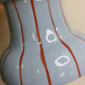 Ваза керамическая призовая Блумингвиль МИНИ (Bloomingville MINI) "Трофей", голубая (уцененный)